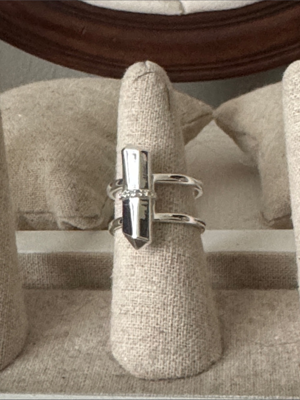 Stella & Dot Silver Rebel Ring